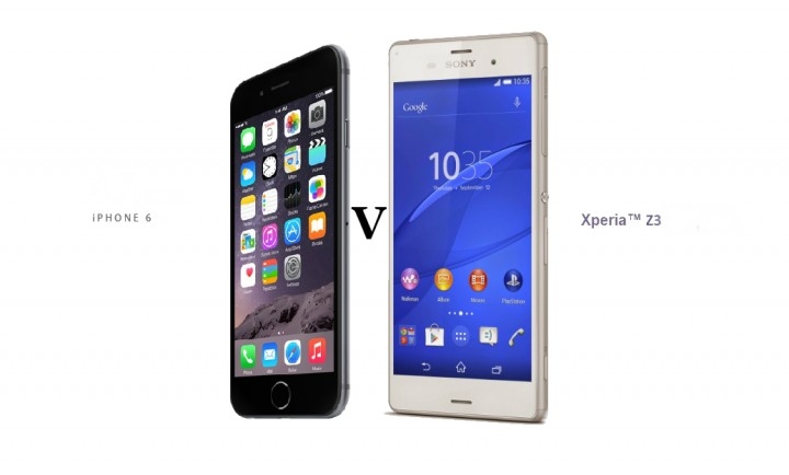 iPhone 6 và Sony Xperia Z3