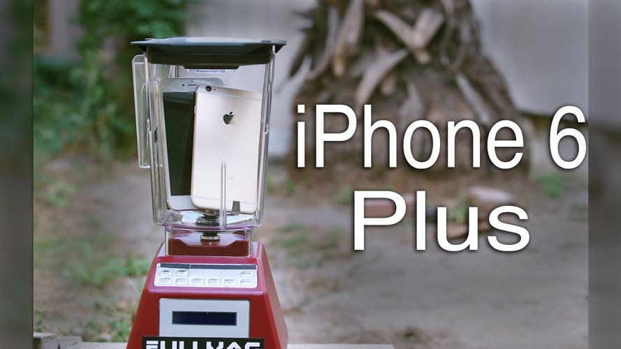 iPhone 6 bị tra tấn bởi máy xay sinh tố