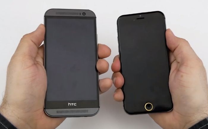 iPhone 6 và HTC One M8