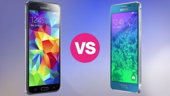 Samsung Galaxy S5 với Samsung Galaxy Alpha