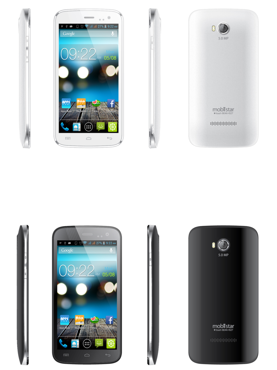 thiết kế của Mobiistar Touch Bean 452T