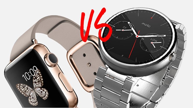 Apple Watch và Moto 360