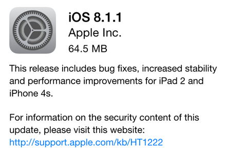 iOS 8.1.1
