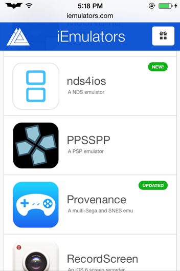 giả lập PSP trên iPhone