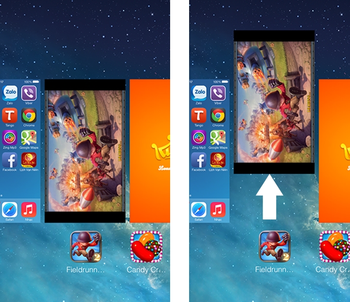 ứng dụng ngầm trên iphone