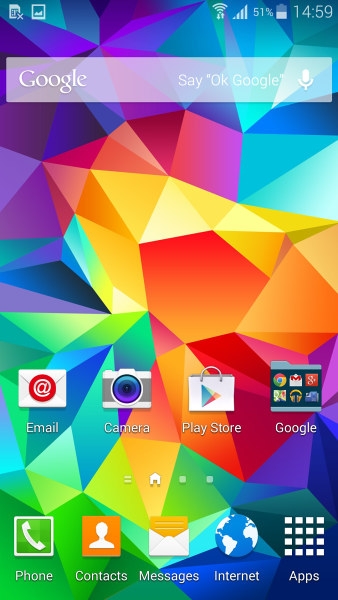 Samsung Galaxy Alpha với Android KitKat và giao diện TouchWiz