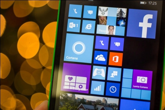 màn hình của Microsoft Lumia 535