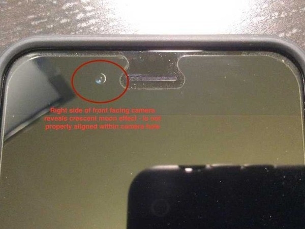 Camera trước bị lệch