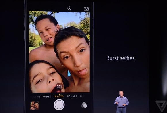Ảnh chụp từ camera trước của iPhone 6