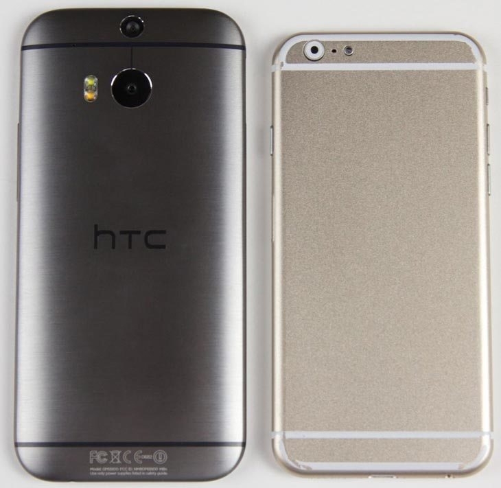 HTC One M8 và iPhone 6