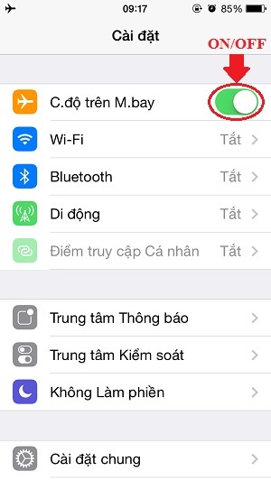 giảm gao pin cho iPhone