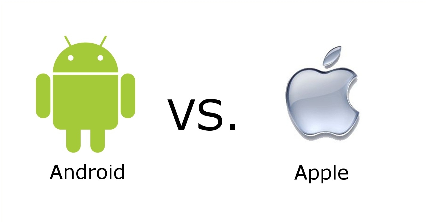 hệ điều hành android với apple