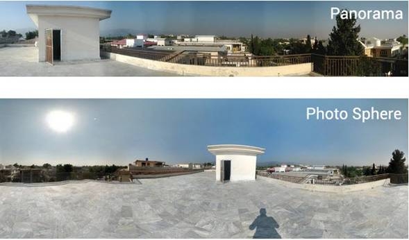 Tính năng Photo Sphere