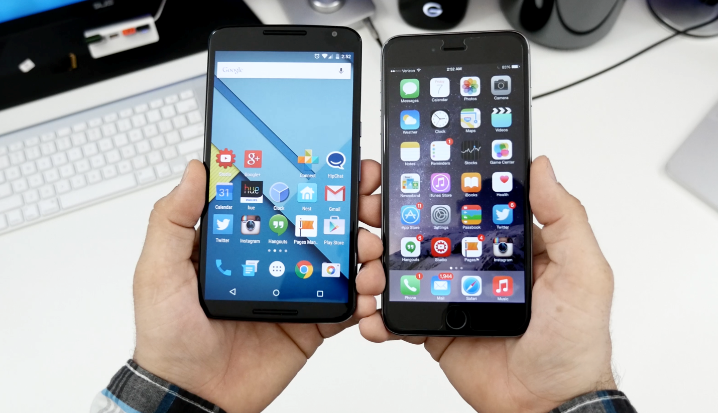 Google Nexus 6 vs Apple iPhone 6 Plus