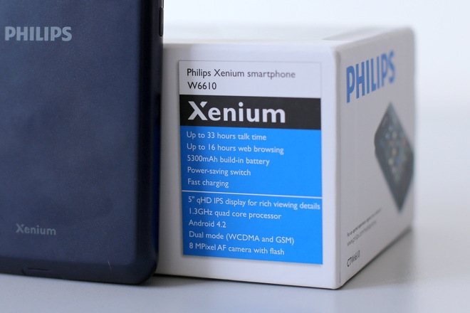 Các thông số về pin của Philips Xenium W6610