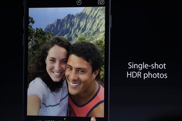 Camera trước của iPhone 6 hỗ trợ chụp ảnh HDR