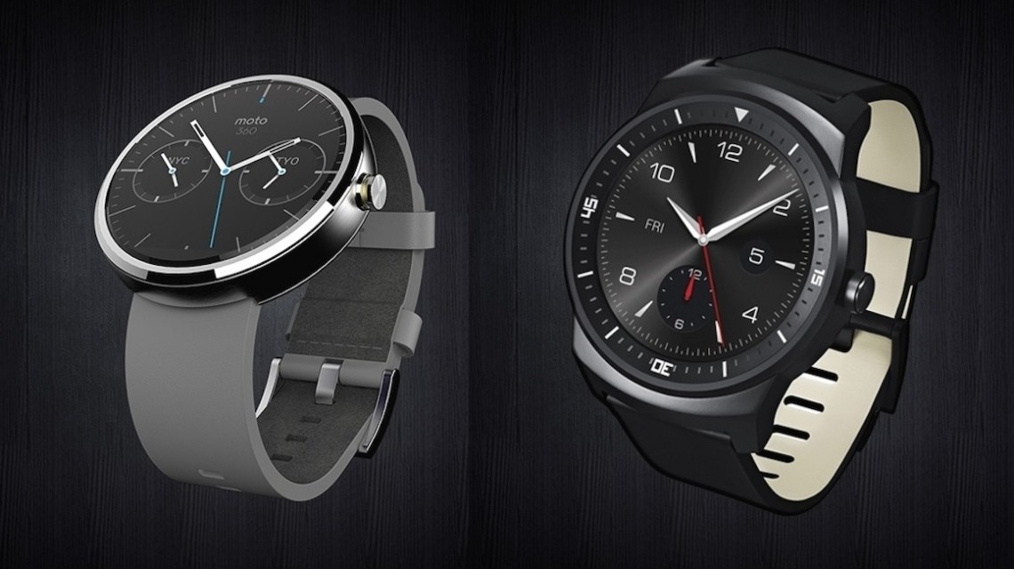 Motorola Moto 360 và LG G Watch R