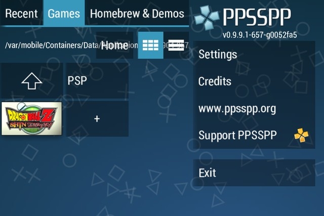 giả lập PSP trên iPhone