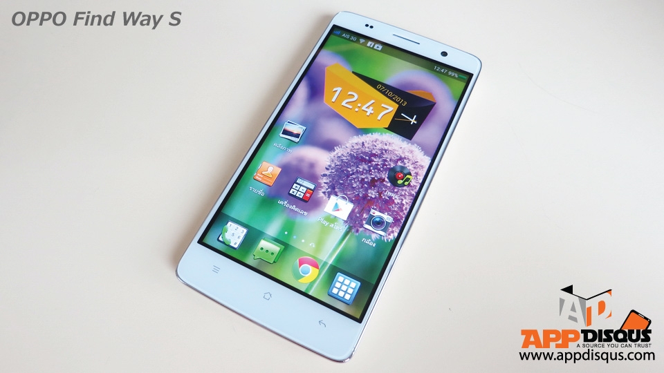 OPPO Find Way S man hinh