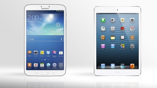Galaxy Tab 3 8.0 và iPad mini