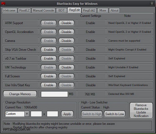 phần mềm BlueStacks để sửa lỗi khi cài đặt BlueStack trên máy tính
