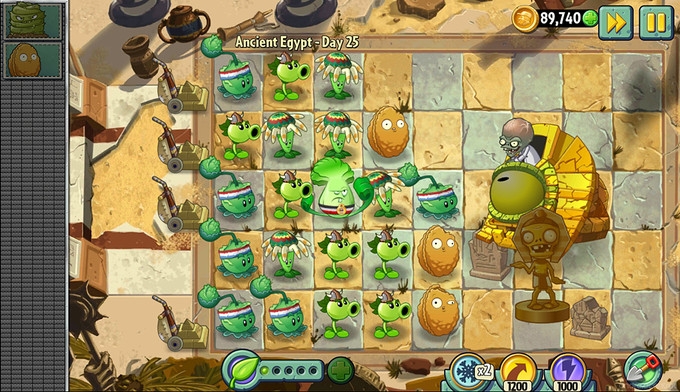 Phiên bản bắn ma mới Plants vs Zombies 2