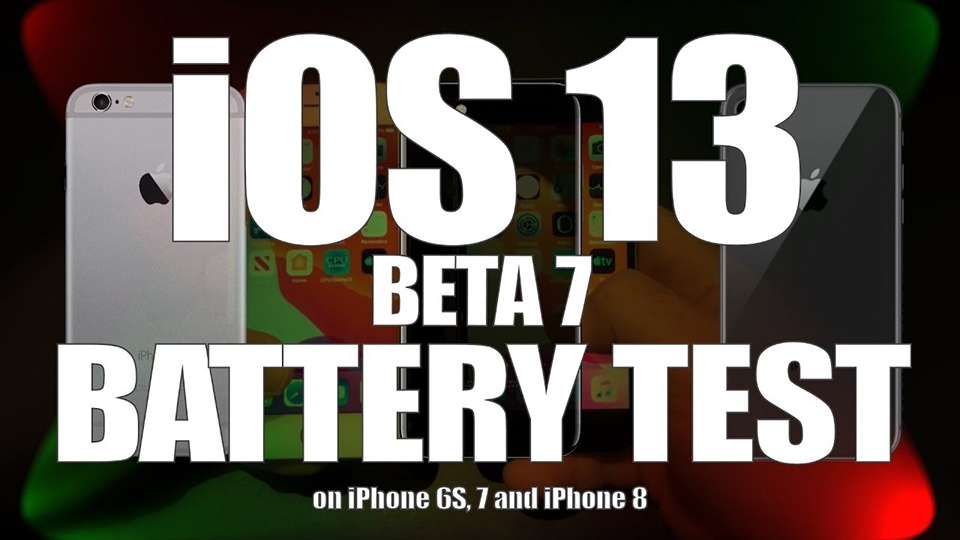 So sánh thời lượng pin iOS 12.4 và iOS 13 beta 7