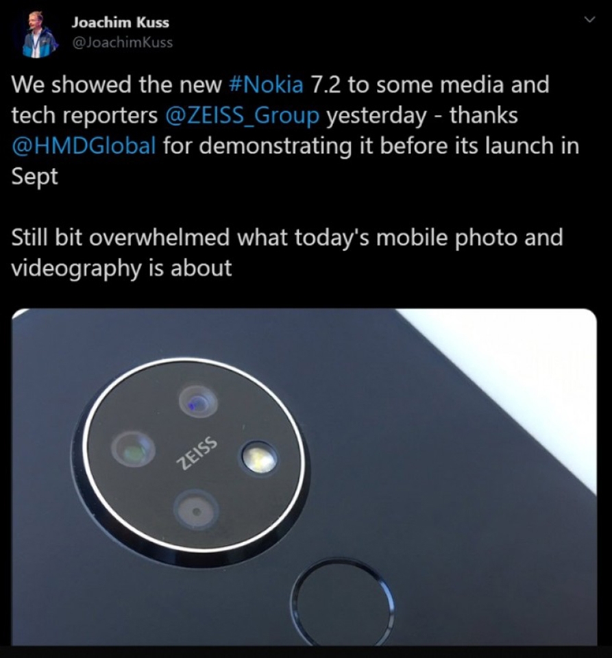 Thông tin Nokia 7.2 Thông tin Nokia 7.2
