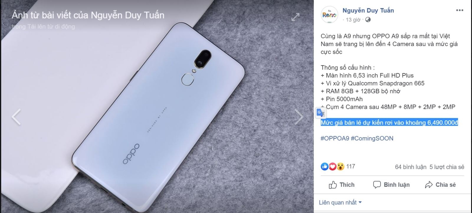 OPPO A9 OPPO A9