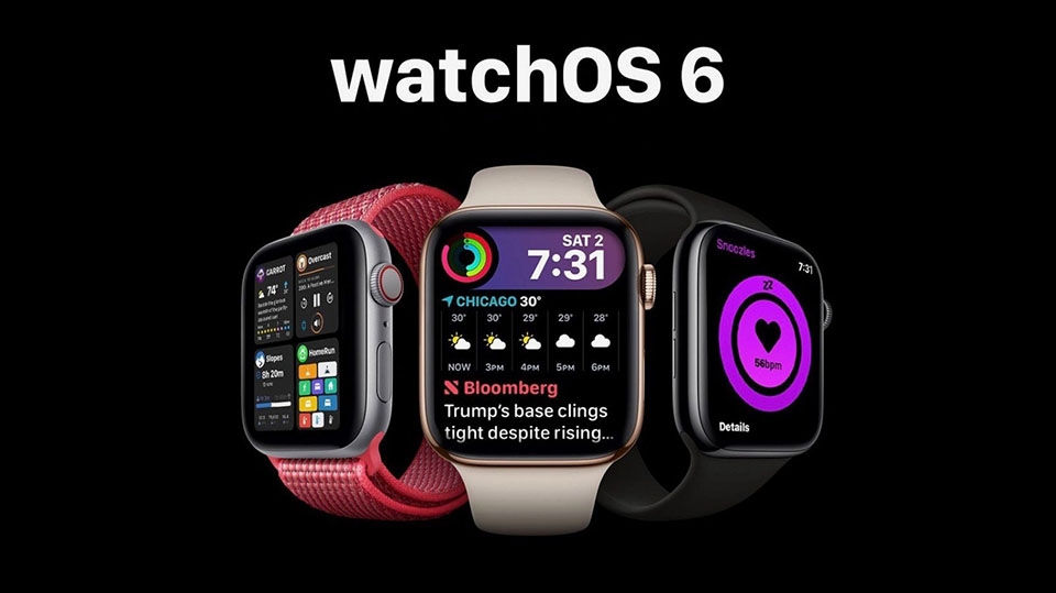 Apple phát hành watchOS 6 beta 8