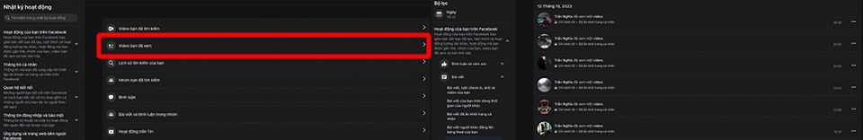 Hướng dẫn cách cách xem lại video đã xem trên Facebook bằng máy tính (ảnh 3)