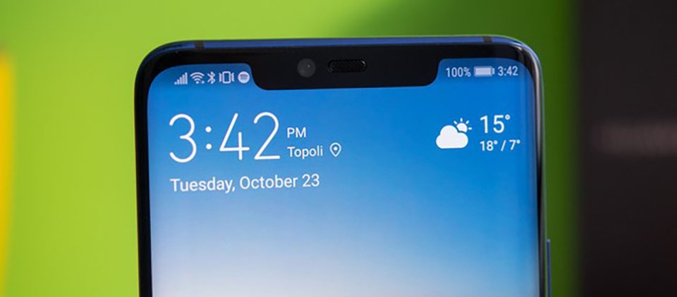 Mate 30 Pro có màn hình tai thỏ lớn
