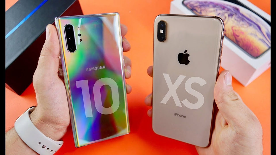So sánh tốc độ iPhone XS Max và Galaxy Note 10+ (ảnh 1)