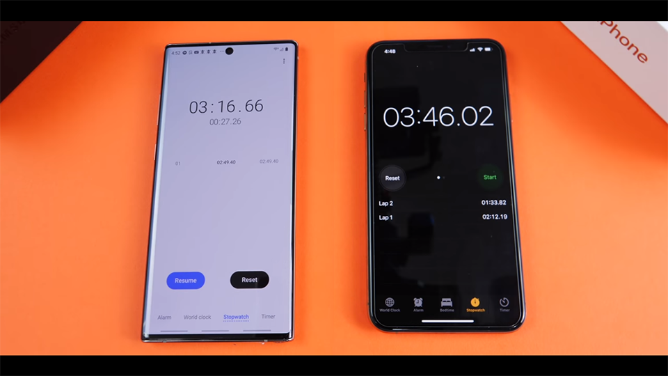 So sánh tốc độ iPhone XS Max và Galaxy Note 10+ (ảnh 2)
