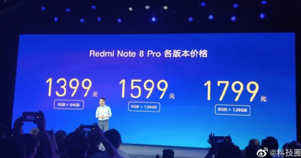 Redmi Note 8 và Redmi Note 8 Pro ra mắt (ảnh 6) Redmi Note 8 và Redmi Note 8 Pro ra mắt (ảnh 6)