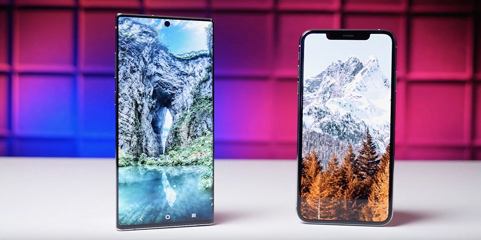 So sánh tốc độ Galaxy Note 10+ và iPhone XS MAx