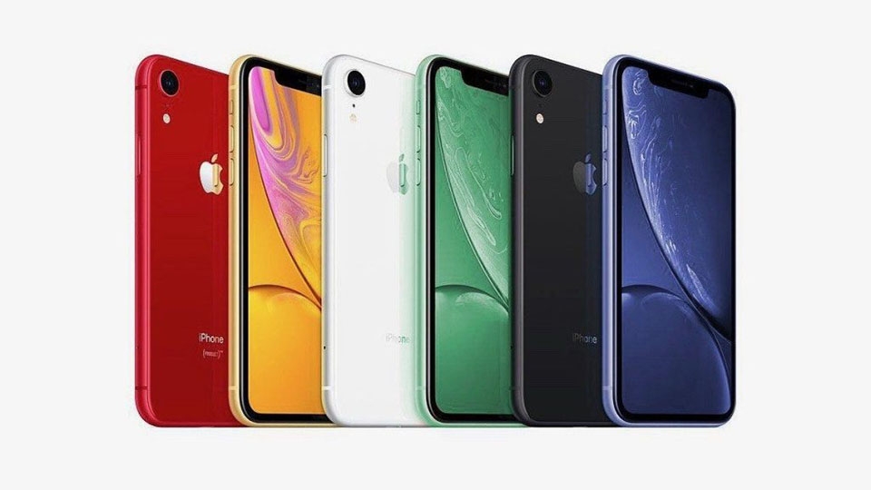 Các tùy chọn màu dự kiến của iPhone XR 2019