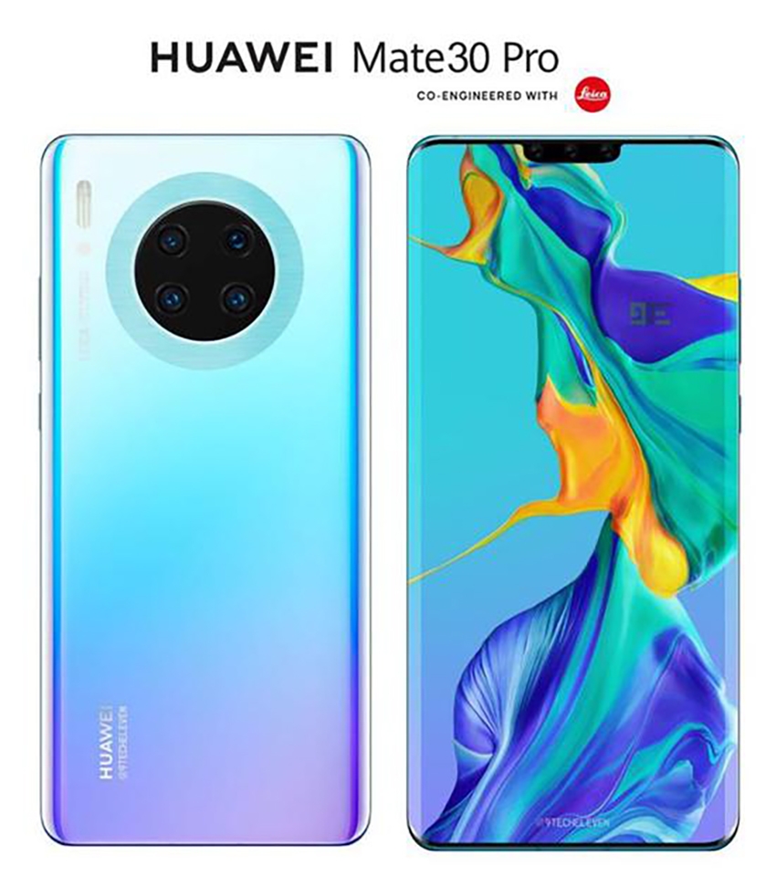 Ảnh render Huawei Mate 30 Pro (ảnh 3) Ảnh render Huawei Mate 30 Pro (ảnh 3)