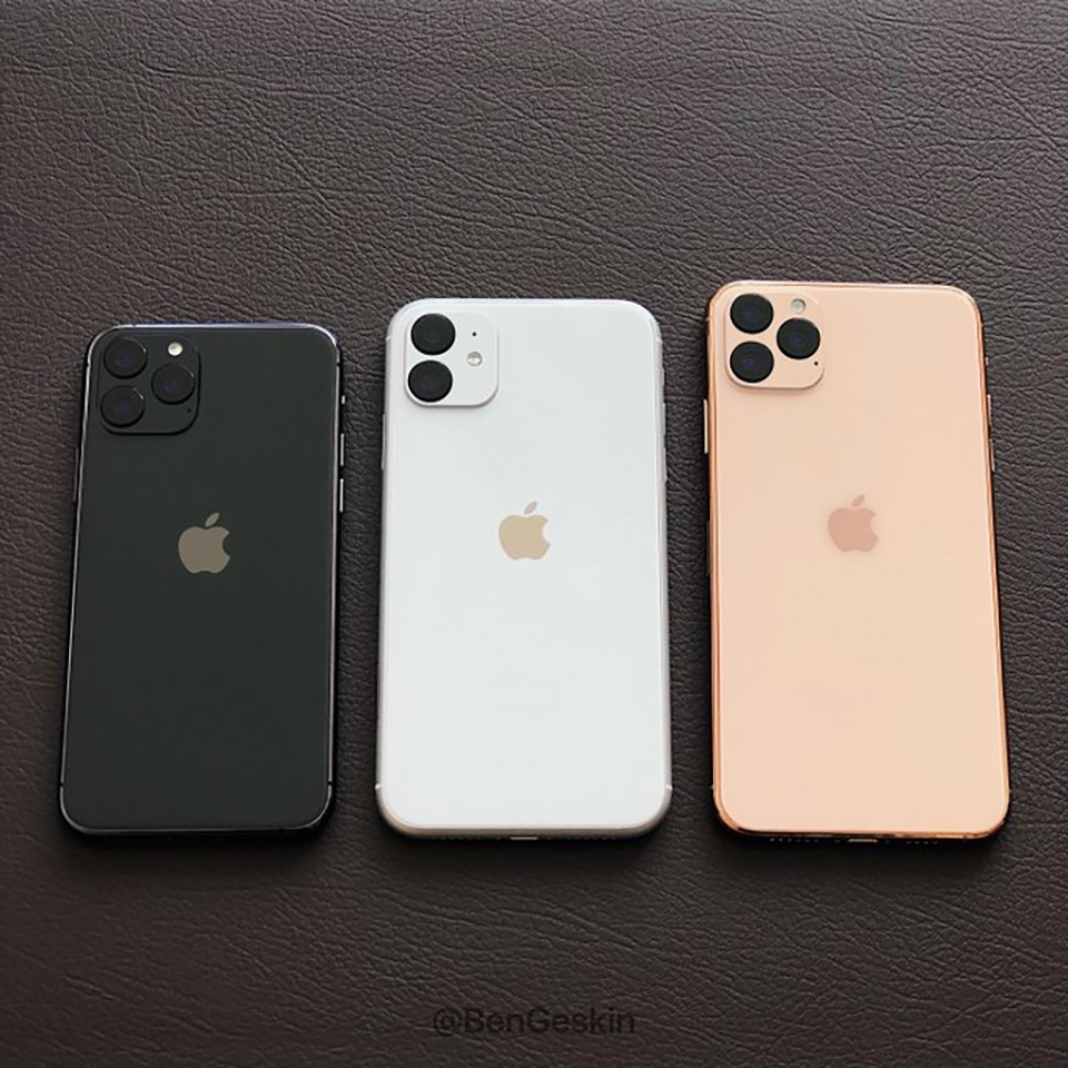 Mặt lưng bộ ba iPhone kế tiếp