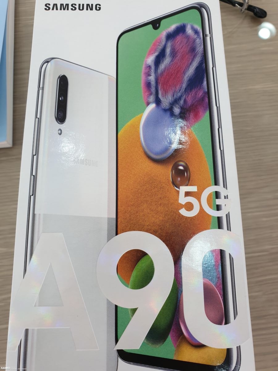 Samsung Galaxy A90 5G rò rỉ cấu hình thông qua vỏ hộp Samsung Galaxy A90 5G rò rỉ cấu hình thông qua vỏ hộp