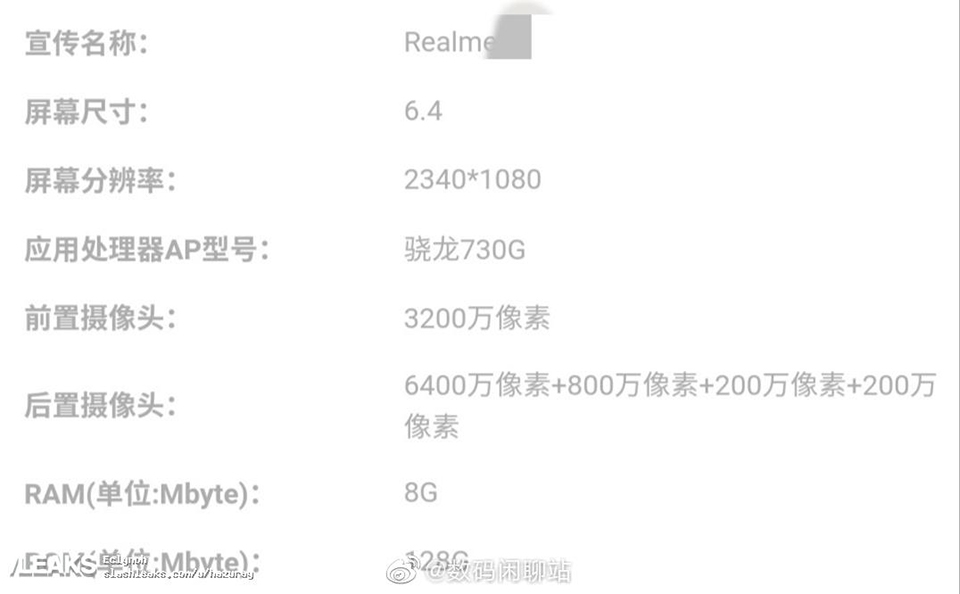 Cấu hình Realme Q Cấu hình Realme Q