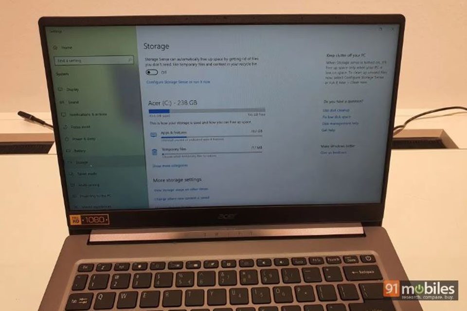 thông tin Acer Swift 5