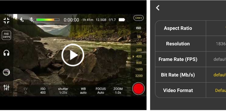 Camera 4K - Filmmaker Pro