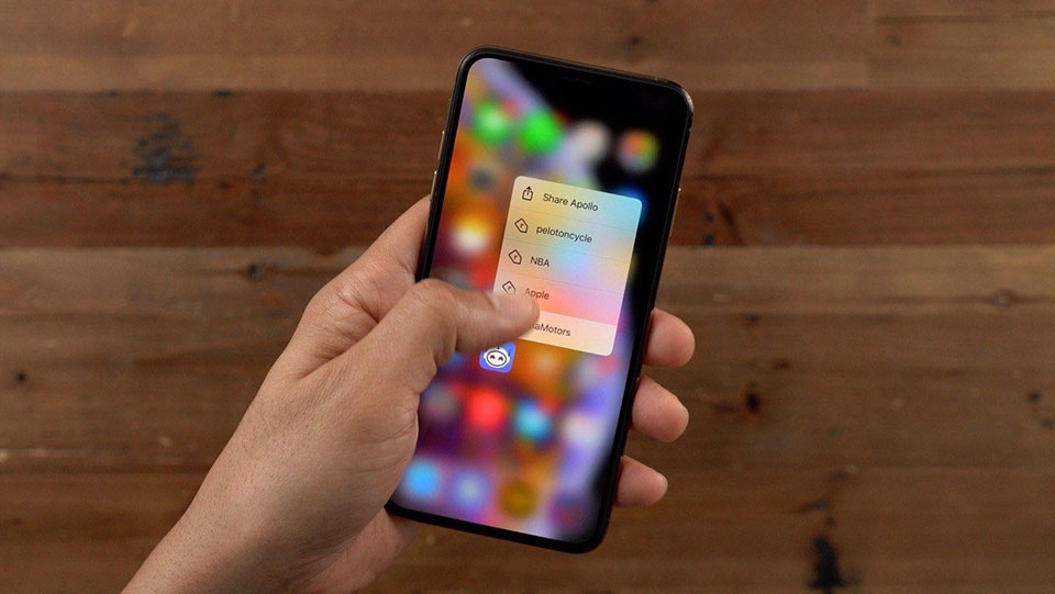 iPhone bị loại bỏ 3D Touch