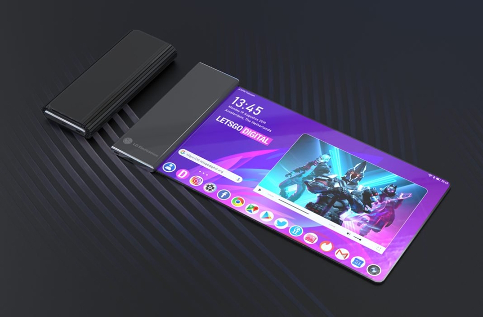 Bằng sáng chế của LG về smartphone màn hình cuộn (ảnh 2) Bằng sáng chế của LG về smartphone màn hình cuộn (ảnh 2)