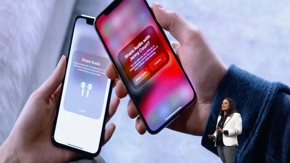 chia sẻ âm thanh trên iOS 13