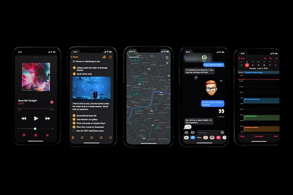 dark mode trên ioS 13