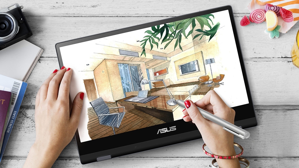 VivoBook Flip TP412FA: Laptop dưới 14 triệu xoay gập – cảm ứng mượt mà, SSD 256GB tốc độ cao (ảnh 4)