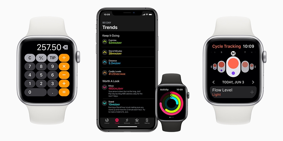 Các tính năng mới trên watchOS 6 Các tính năng mới trên watchOS 6