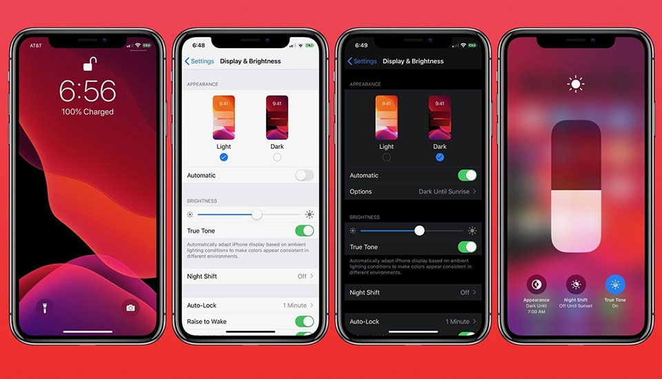 dark mode trên iPhone